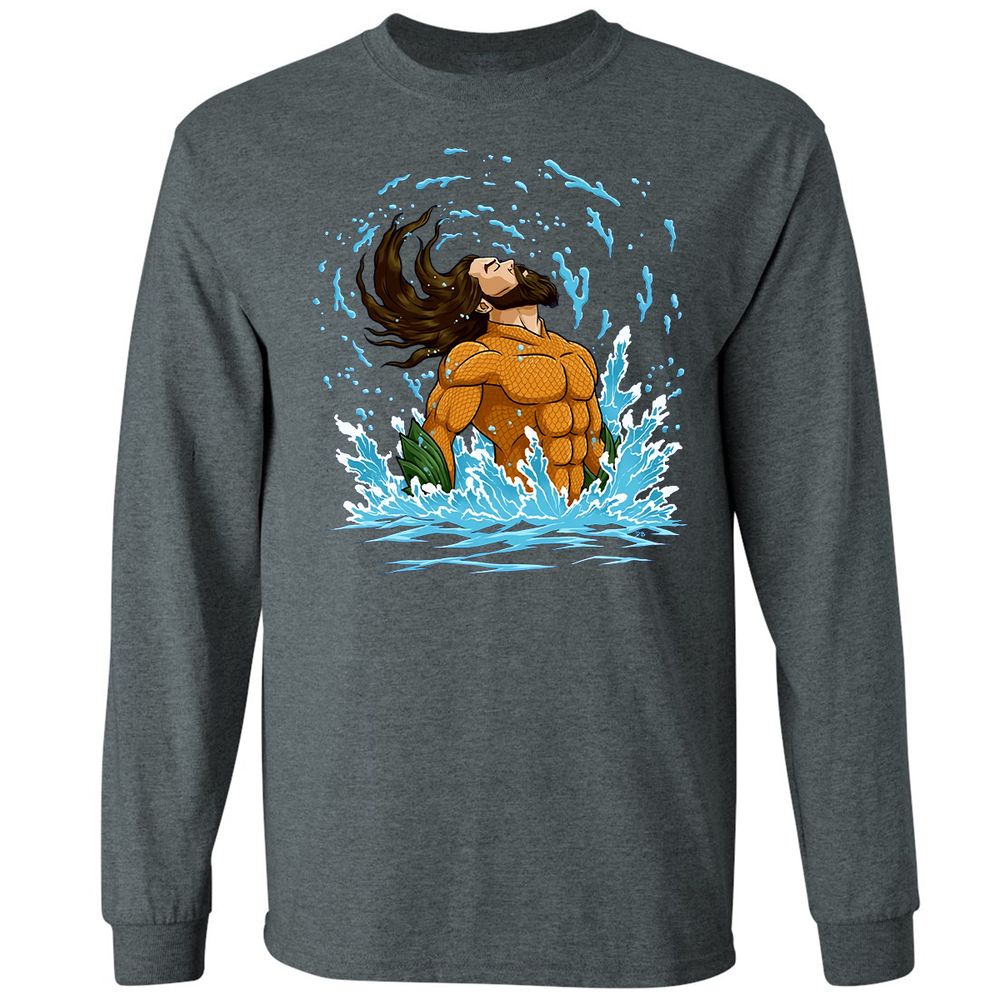 Long Sleeve T-Shirt - 5SEGJJNT - Dark Heather - 15