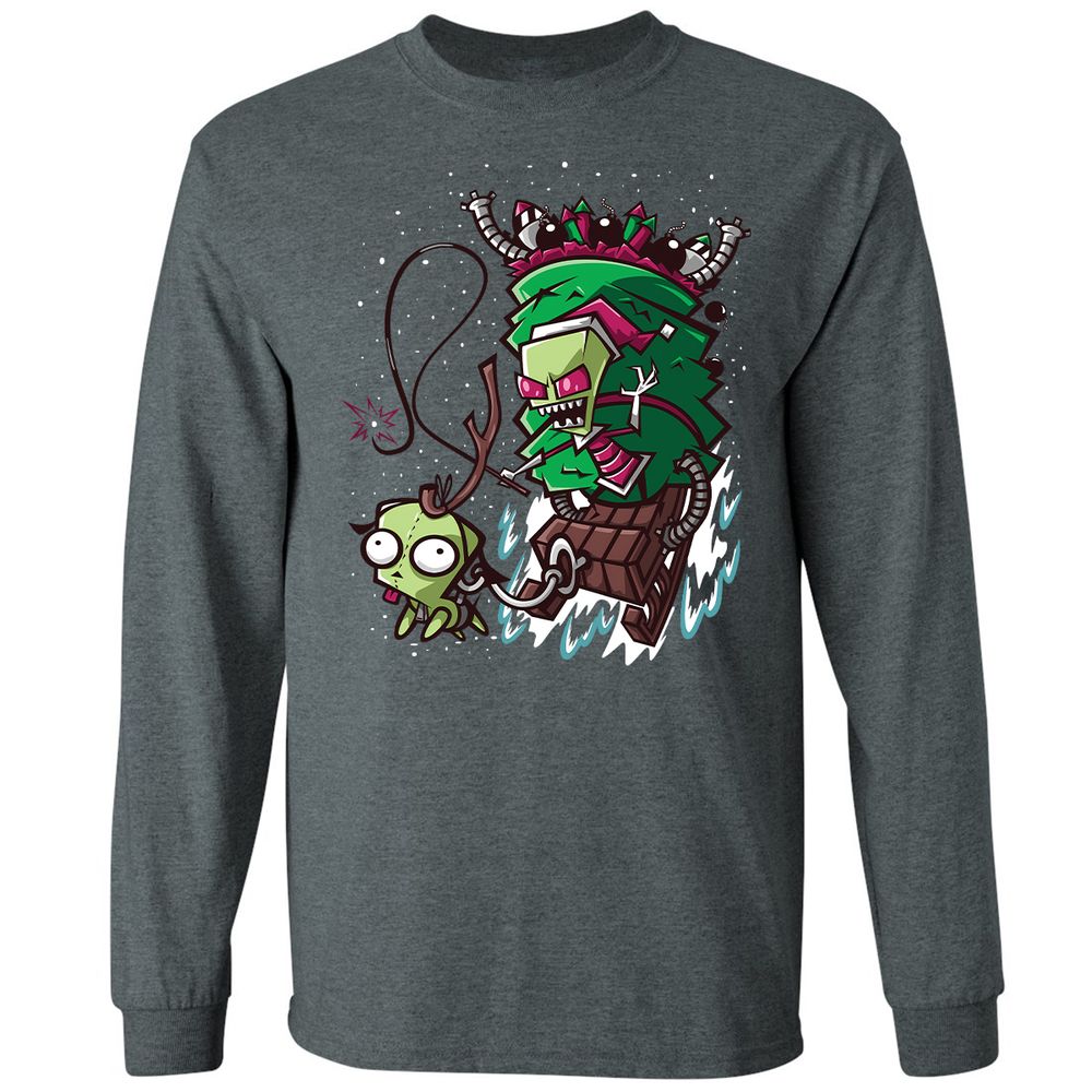 Long Sleeve T-Shirt - JGQNM2DD - Dark Heather - 15