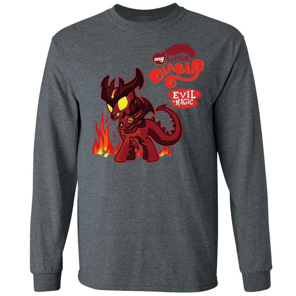 Long Sleeve T-Shirt - HHEWM7HT - Dark Heather - 15