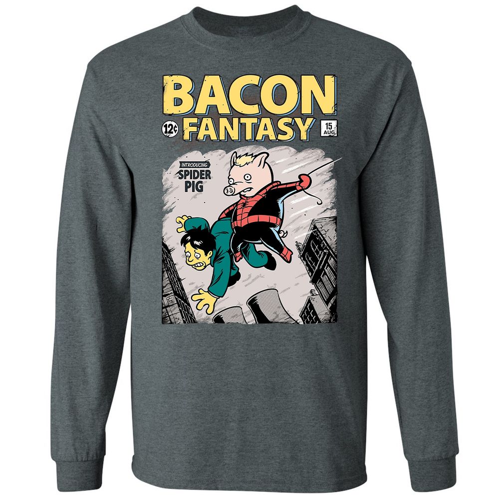 Long Sleeve T-Shirt - LLA2ME4K - Dark Heather - 15