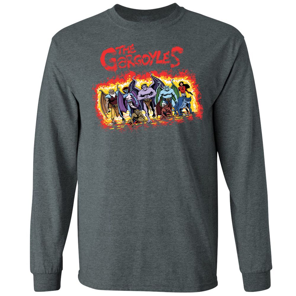 Long Sleeve T-Shirt - BRN5J6B6 - Dark Heather - 15