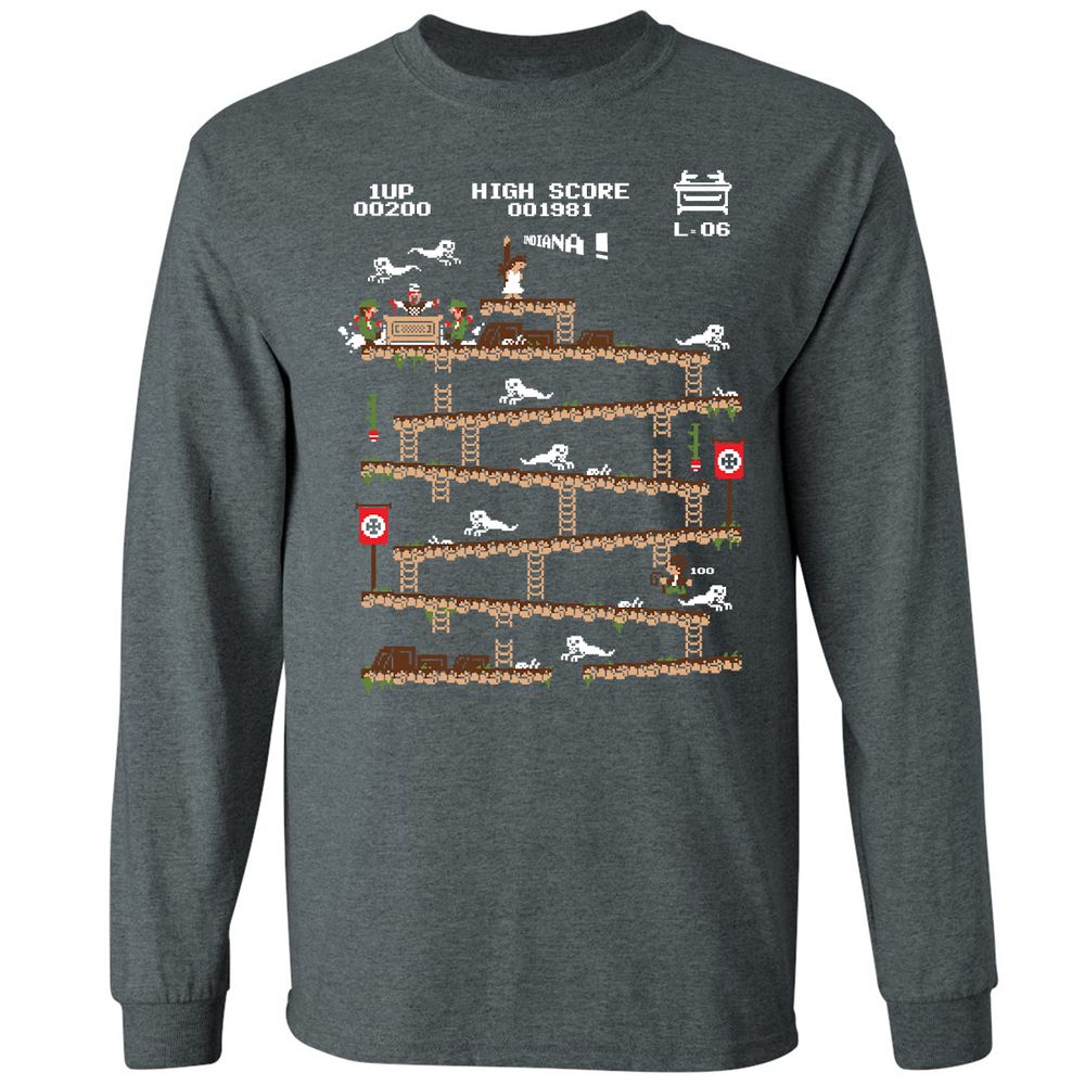 Long Sleeve T-Shirt - P38APMCR - Dark Heather - 15