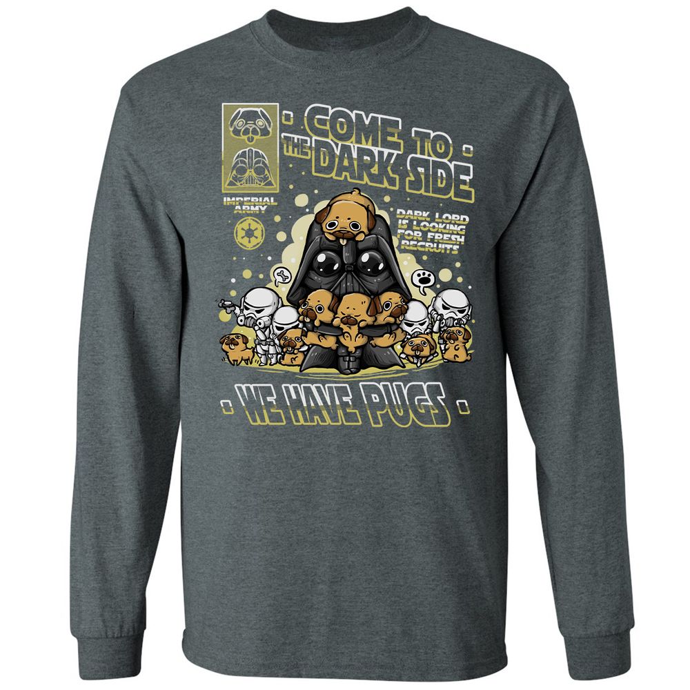 Long Sleeve T-Shirt - NZXPK2LQ - Dark Heather - 15