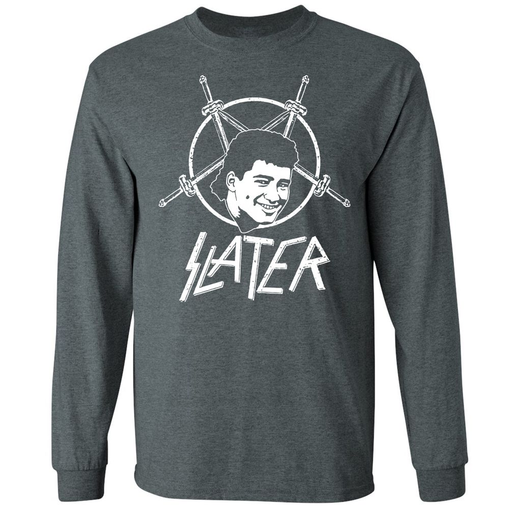 Long Sleeve T-Shirt - 3DK9YZAD - Dark Heather - 15