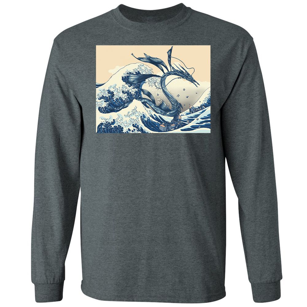 Long Sleeve T-Shirt - X38H73FF - Dark Heather - 15