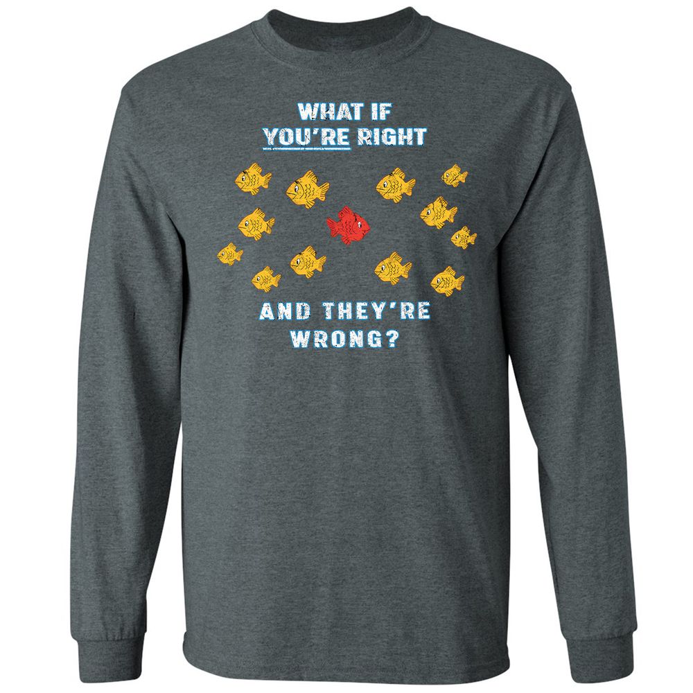 Long Sleeve T-Shirt - 73N43J7Q - Dark Heather - 15