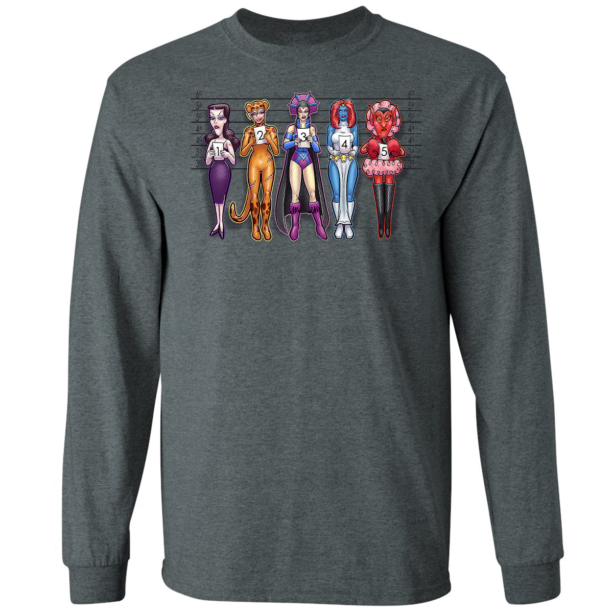 Long Sleeve T-Shirt - 59PL27PZ - Dark Heather - 15