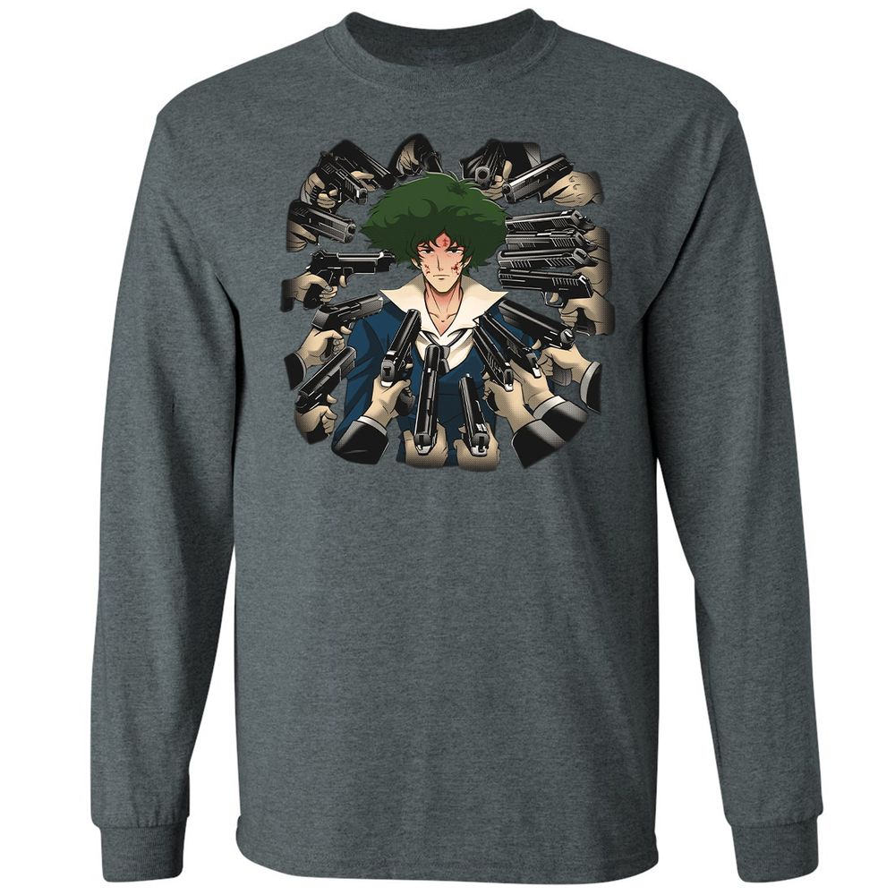 Long Sleeve T-Shirt - HWVU1DAR - Dark Heather - 15