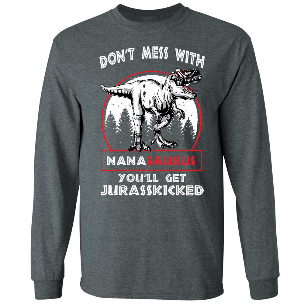 Long Sleeve T-Shirt - KUEA58C7 - Dark Heather - 15