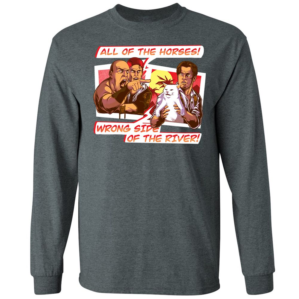 Long Sleeve T-Shirt - MJQQPEFD - Dark Heather - 15