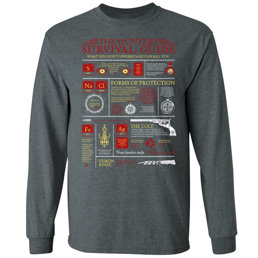 Long Sleeve T-Shirt - 74P9ET9K - Dark Heather - 15