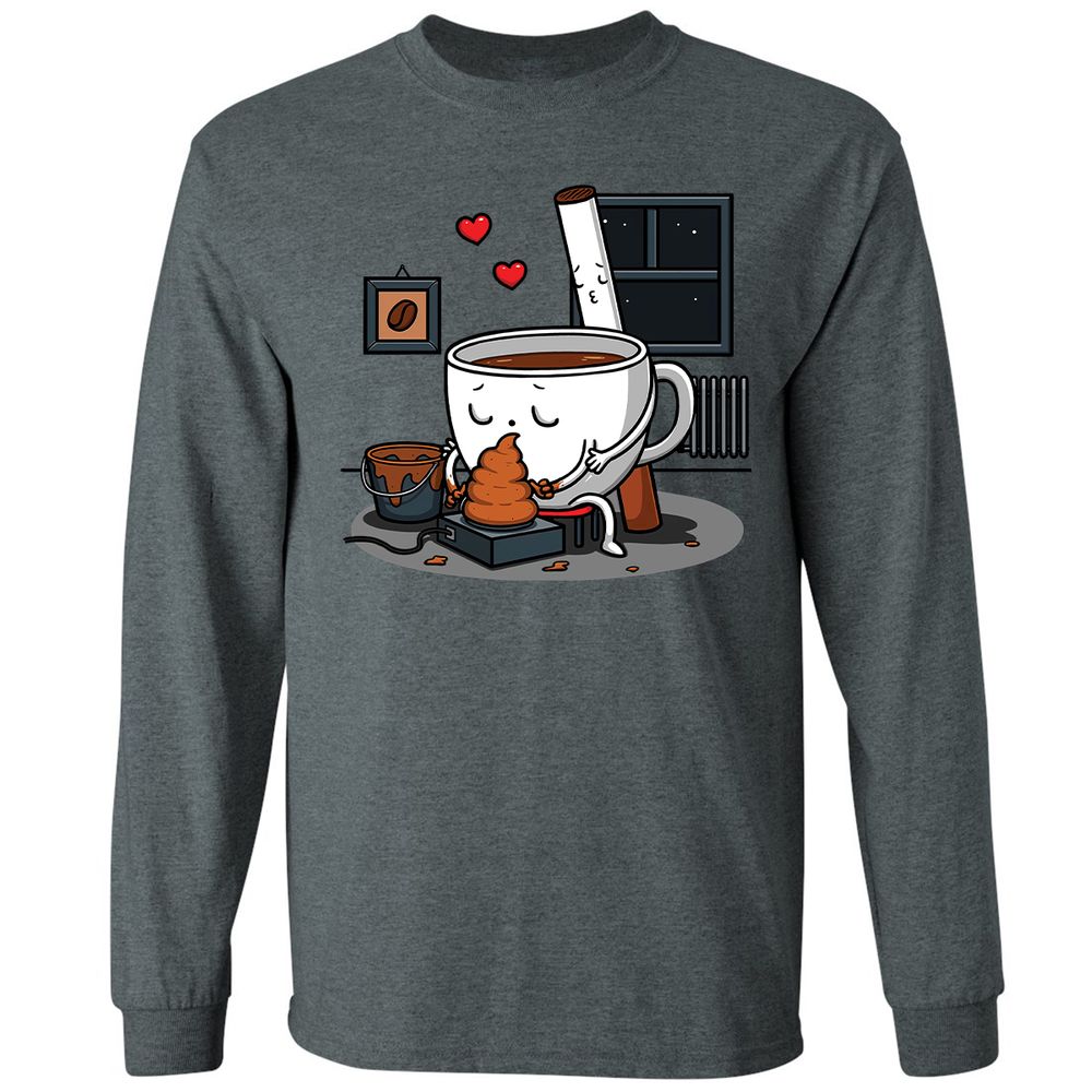 Long Sleeve T-Shirt - G1G8UFGU - Dark Heather - 15
