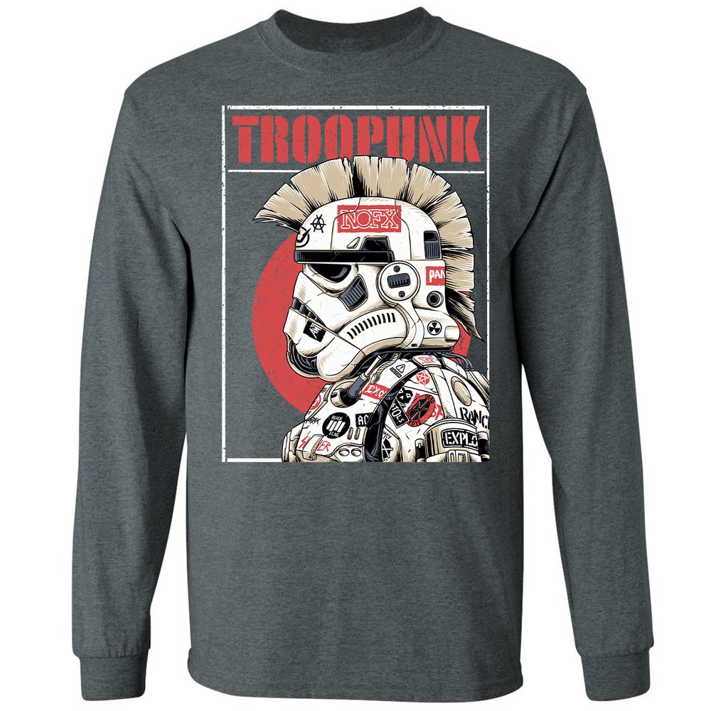 Long Sleeve T-Shirt - EE8Z6KU6 - Dark Heather - 15