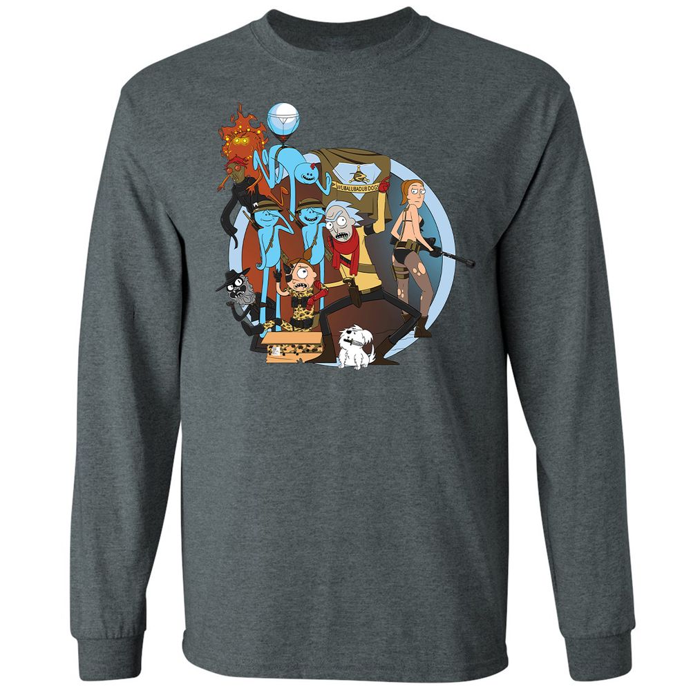 Long Sleeve T-Shirt - 4SGFG436 - Dark Heather - 15
