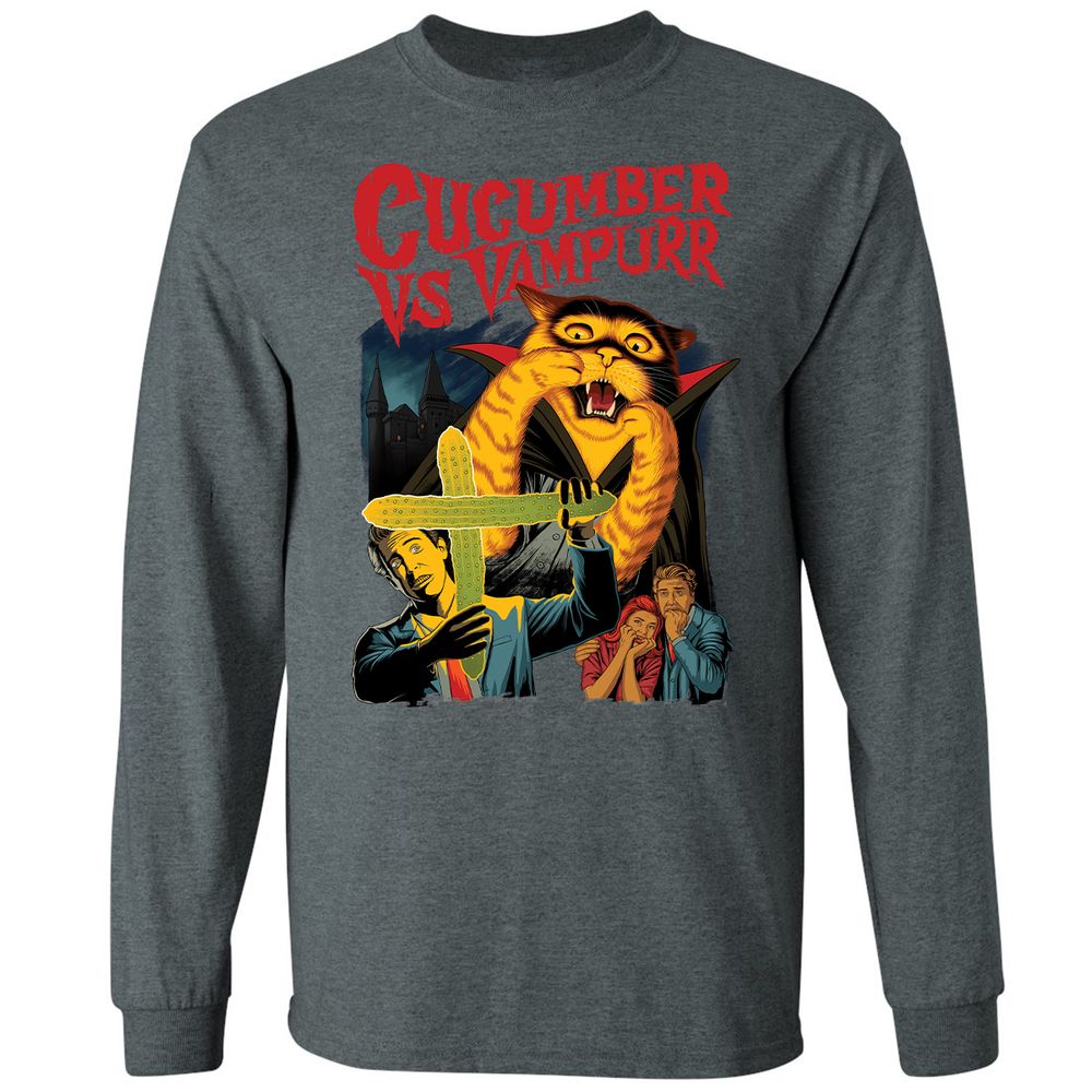 Long Sleeve T-Shirt - HULCBPVA - Dark Heather - 15