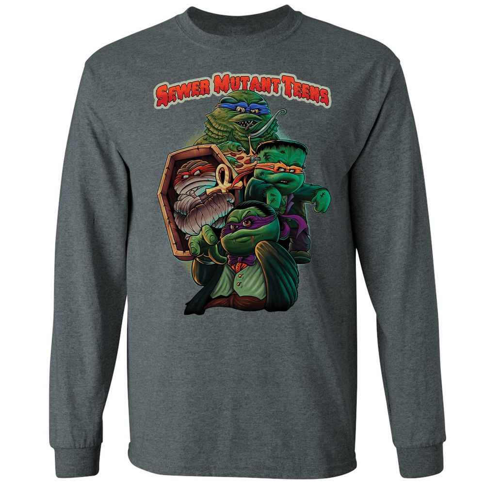 Long Sleeve T-Shirt - VQNUCBD5 - Dark Heather - 15