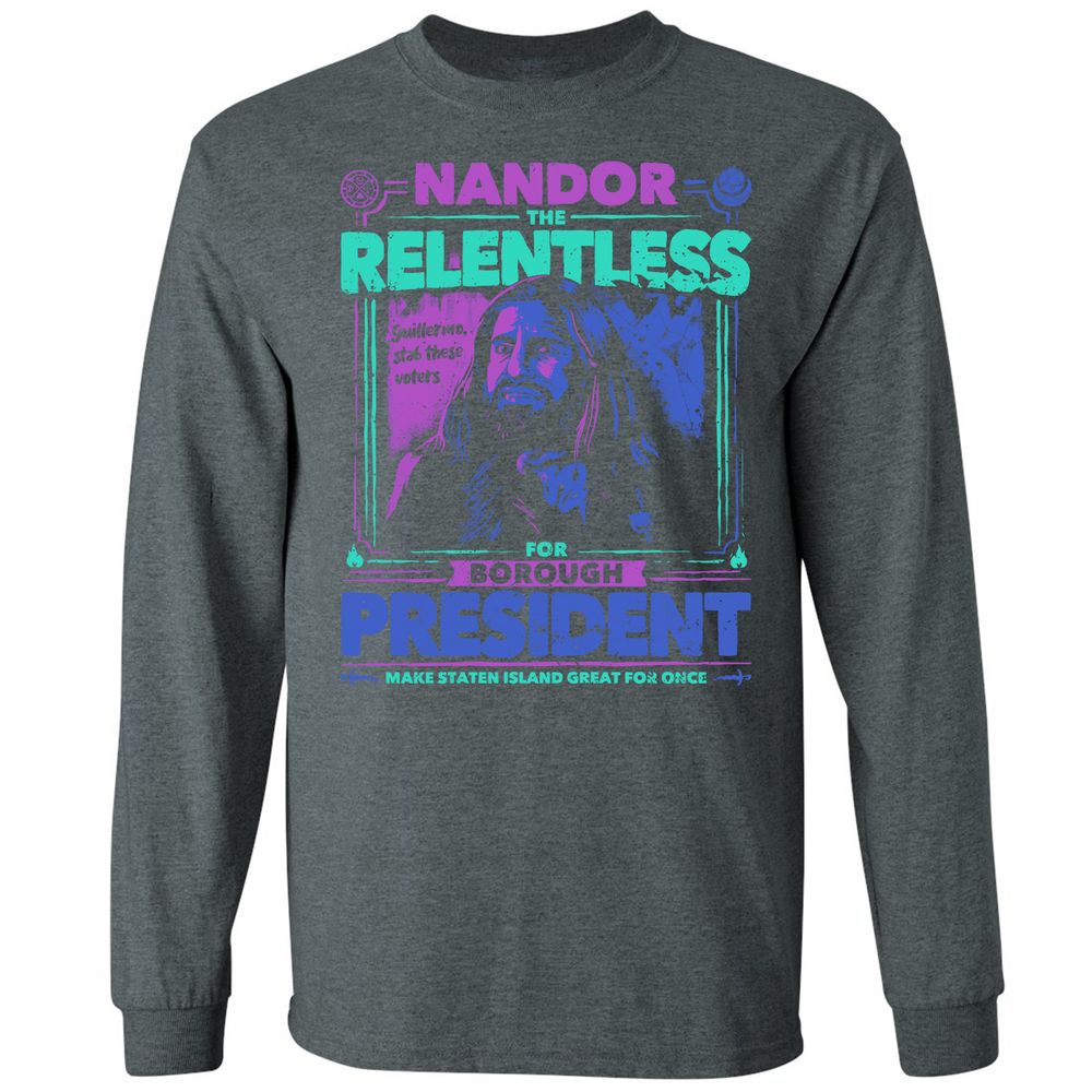 Long Sleeve T-Shirt - 4SBKCLRY - Dark Heather - 15
