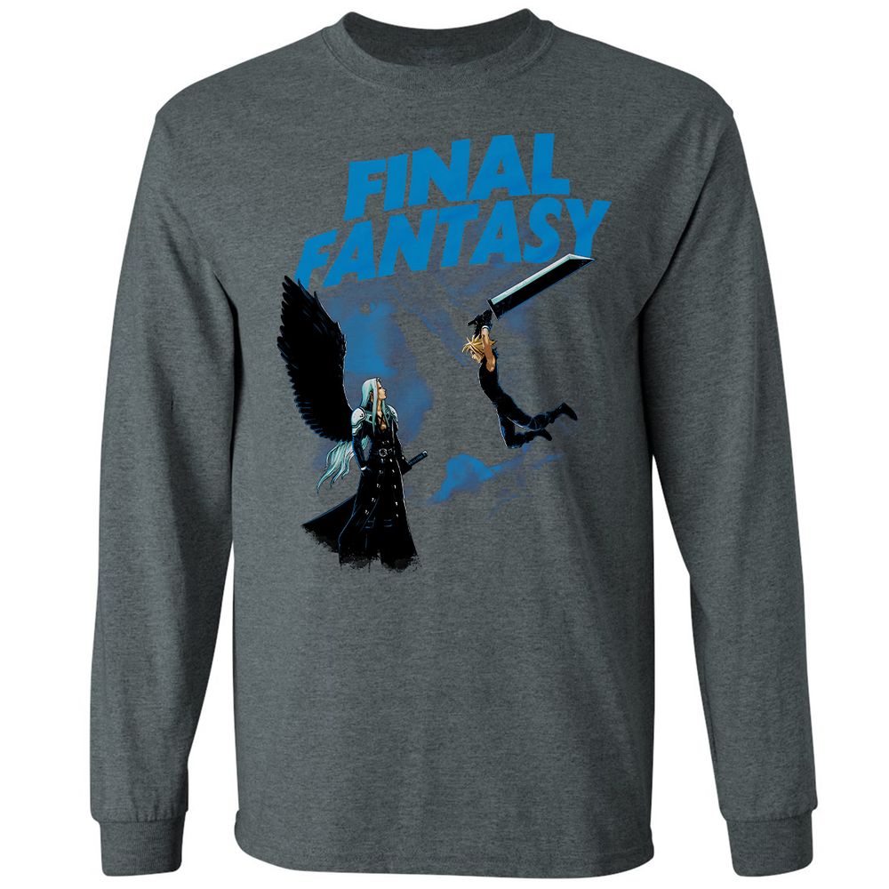 Long Sleeve T-Shirt - C78GQEBX - Dark Heather - 15