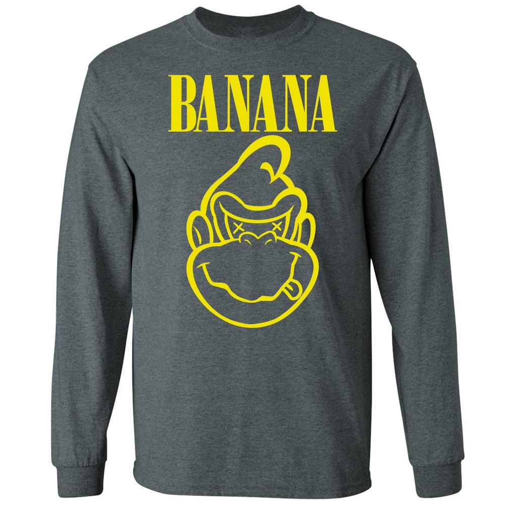 Long Sleeve T-Shirt - QD6Q7JWN - Dark Heather - 15