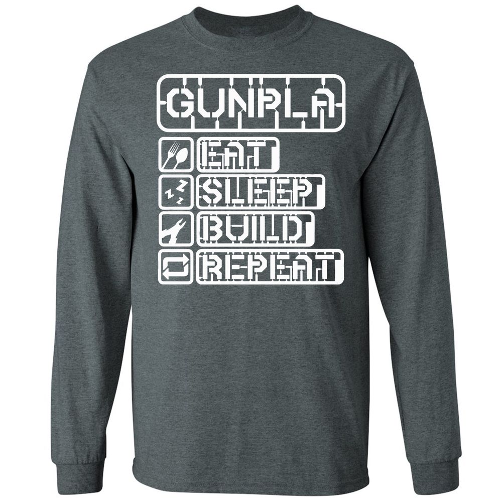 Long Sleeve T-Shirt - SDGME8T4 - Dark Heather - 15