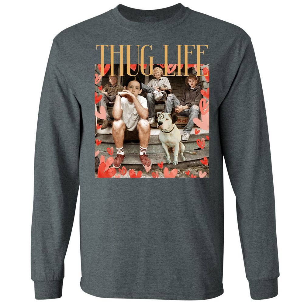 Long Sleeve T-Shirt - PQYYLDZ6 - Dark Heather - 15