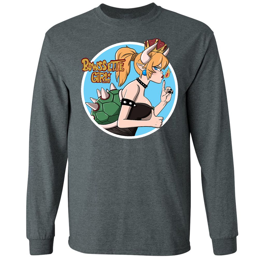 Long Sleeve T-Shirt - W956477P - Dark Heather - 15