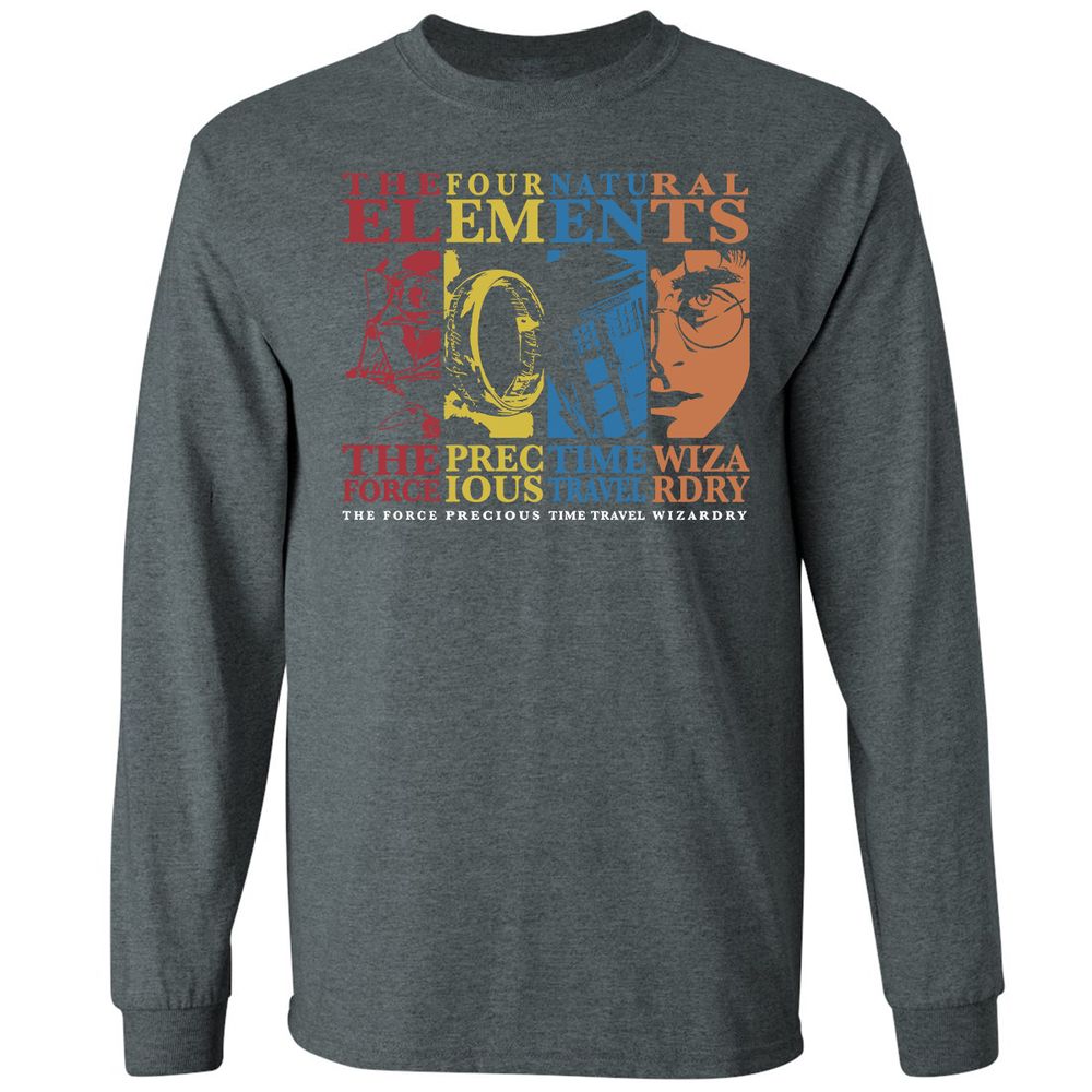 Long Sleeve T-Shirt - AQM21Y8D - Dark Heather - 15