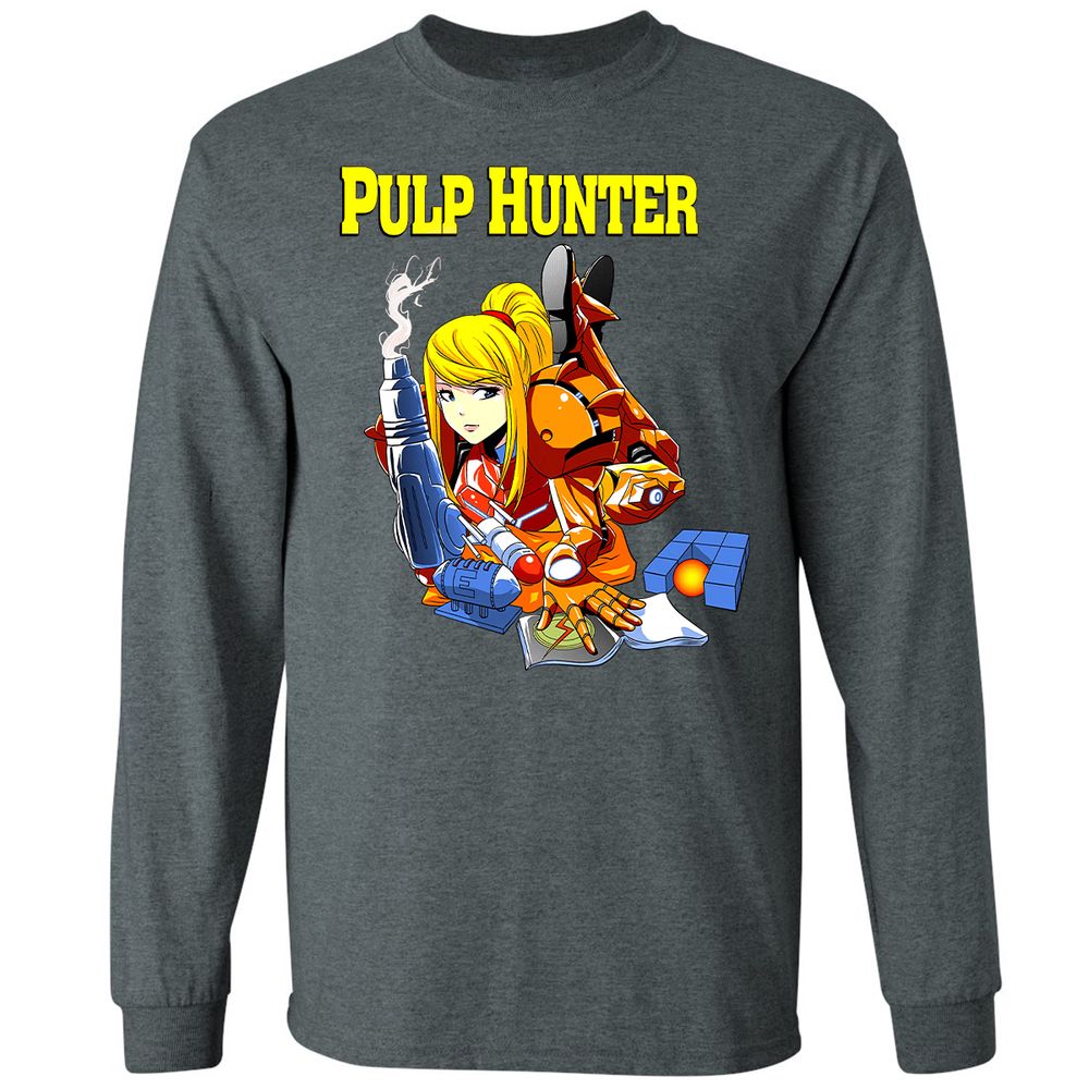 Long Sleeve T-Shirt - H9A6JD84 - Dark Heather - 15
