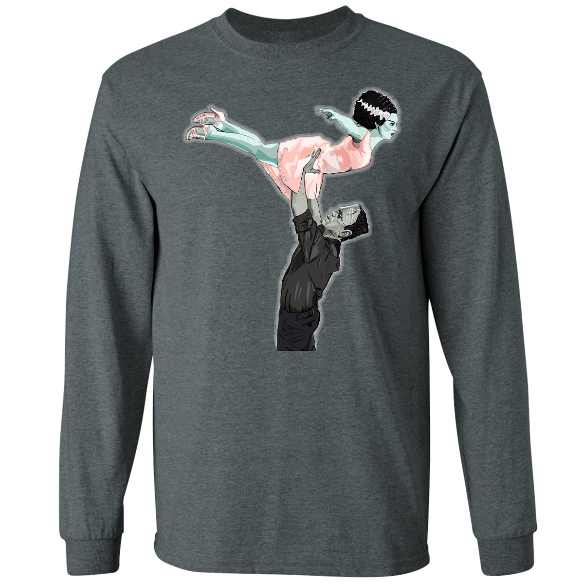 Long Sleeve T-Shirt - PF1D65JT - Dark Heather - 15