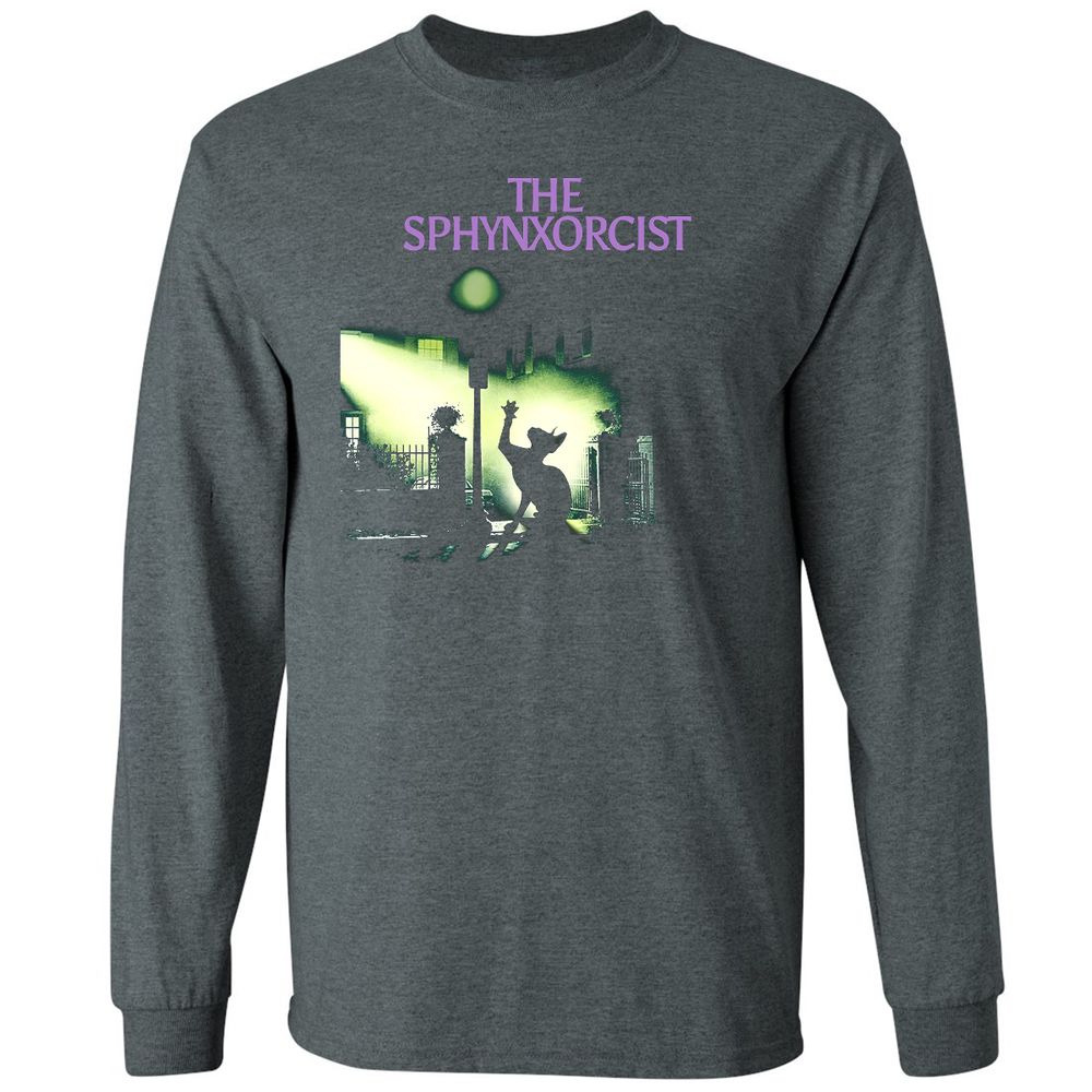 Long Sleeve T-Shirt - QC7KFZ8Y - Dark Heather - 15