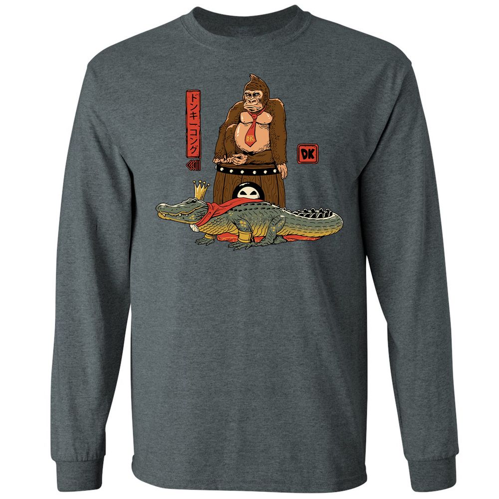 Long Sleeve T-Shirt - CA9M4FB2 - Dark Heather - 15