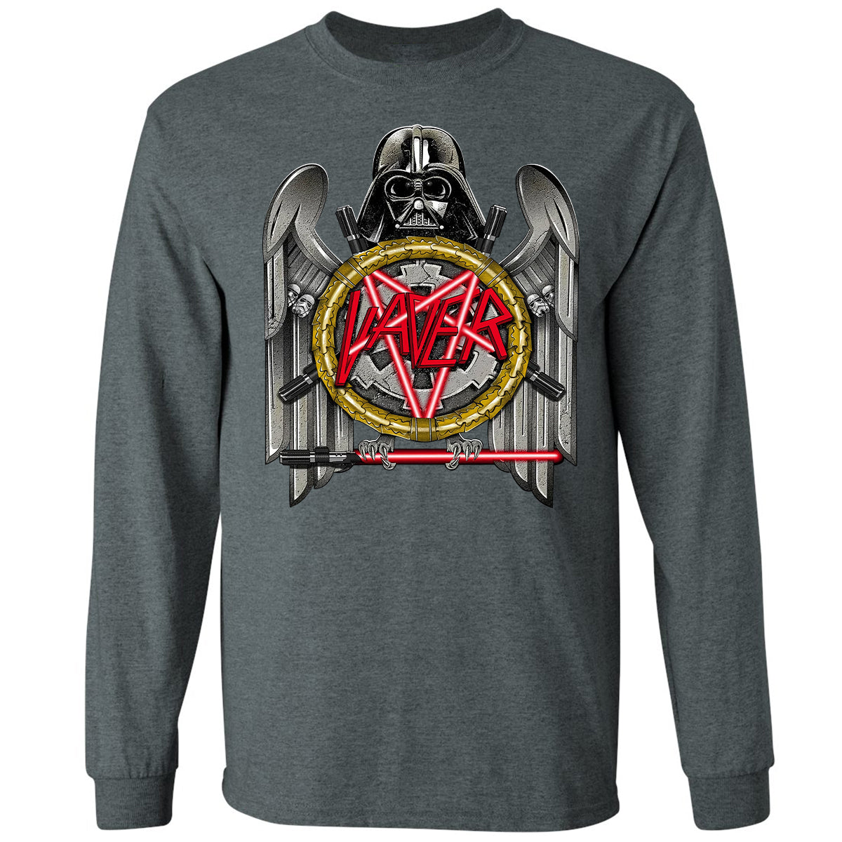 Long Sleeve T-Shirt - 6HJ9TF7A - Dark Heather - 15