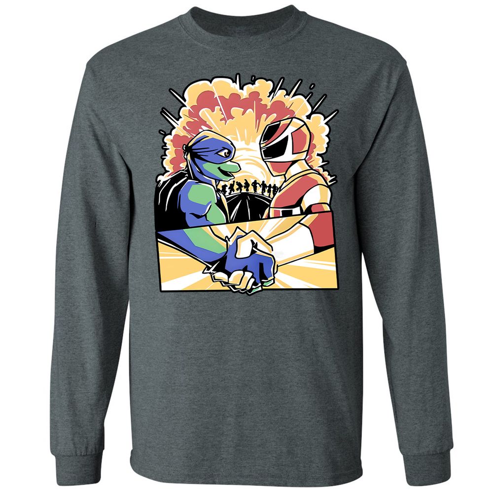 Long Sleeve T-Shirt - QM3DBSD3 - Dark Heather - 15