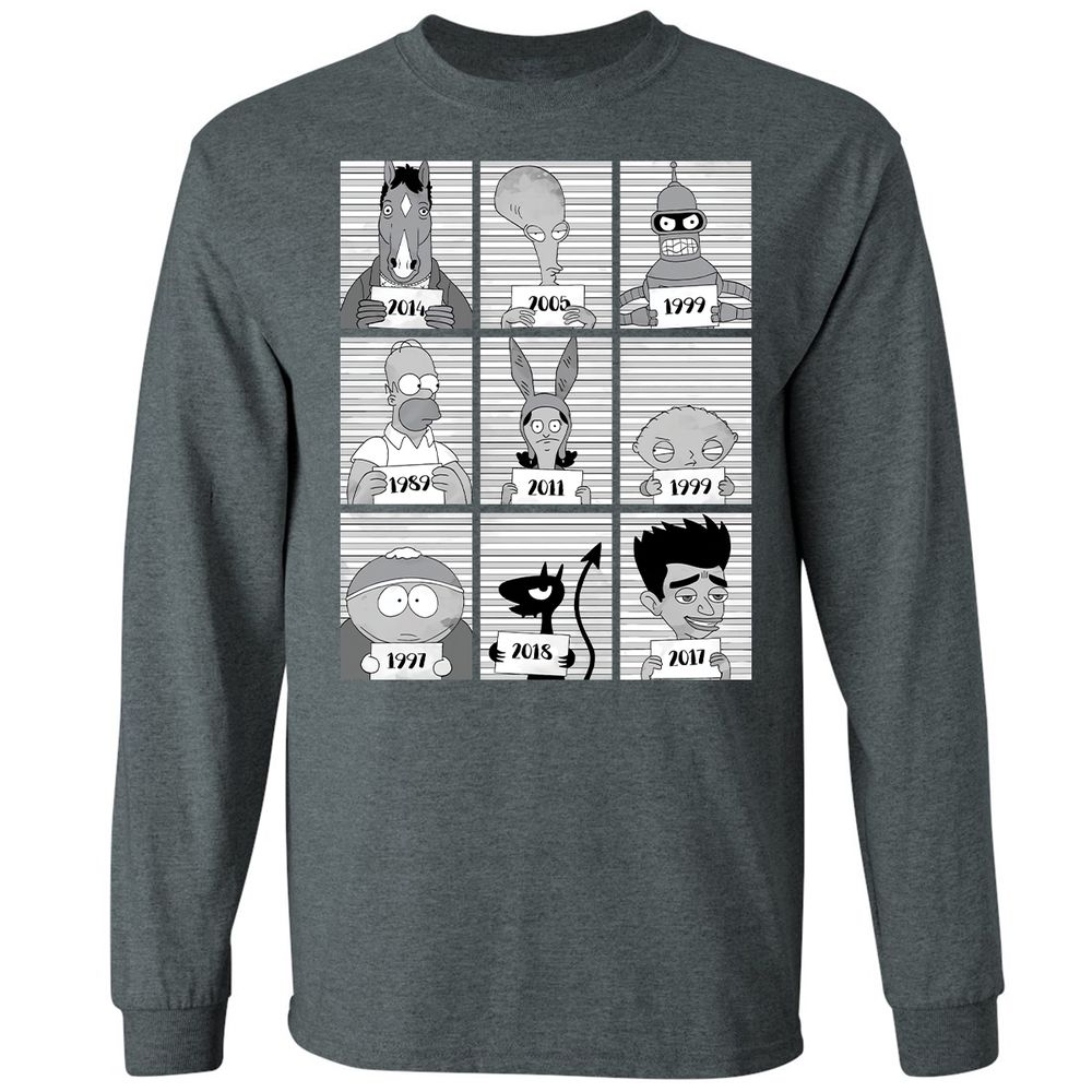 Long Sleeve T-Shirt - 23U23R1Y - Dark Heather - 15