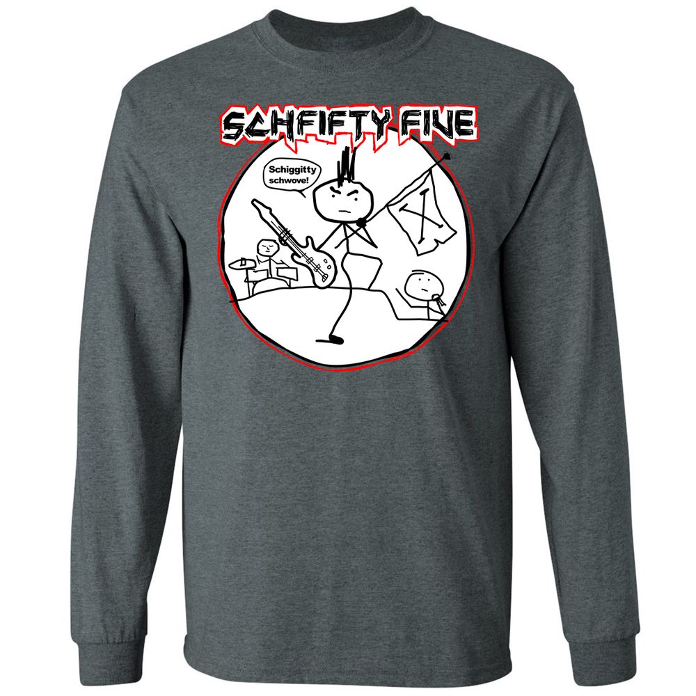 Long Sleeve T-Shirt - 1CRH54H9 - Dark Heather - 15