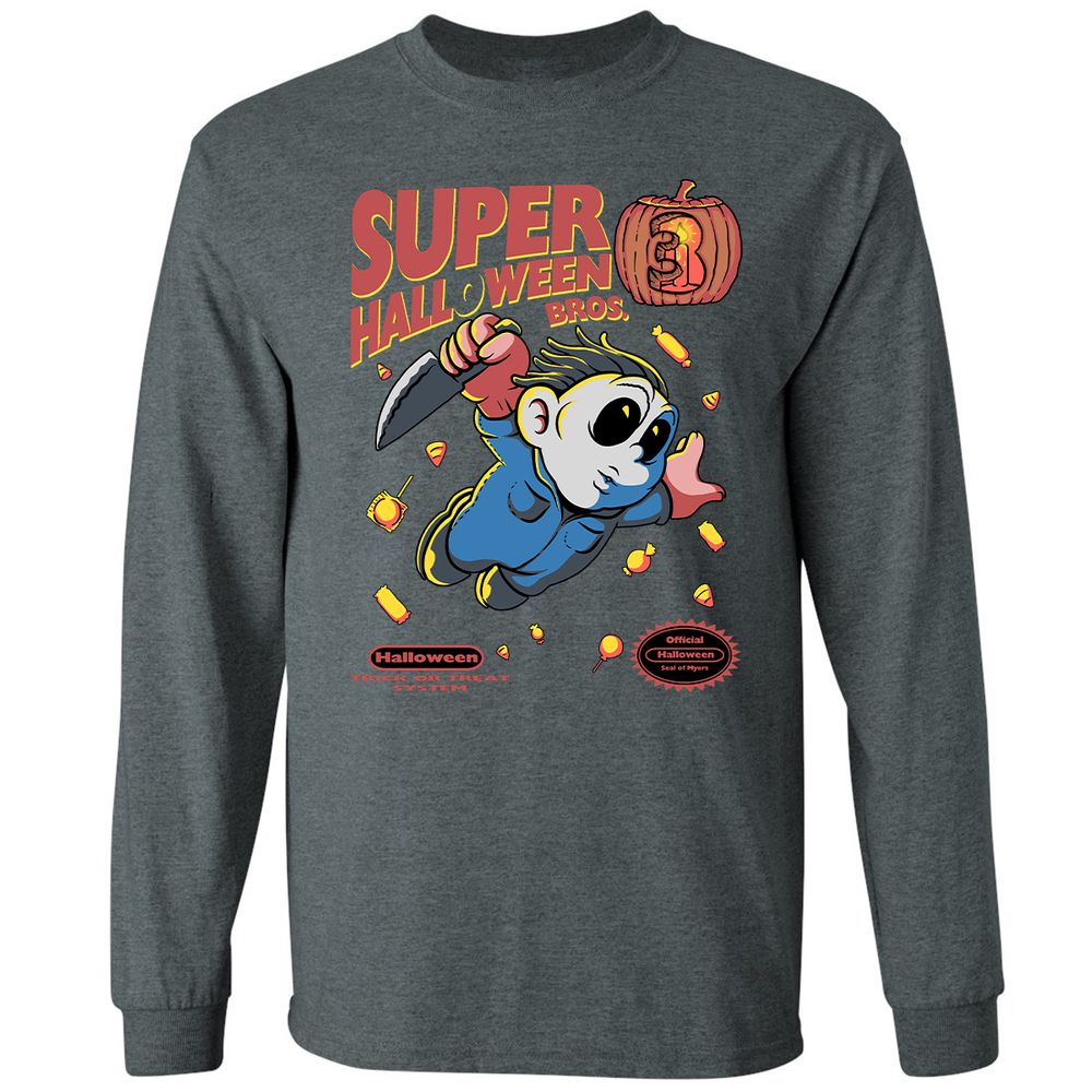 Long Sleeve T-Shirt - PPDU49CK - Dark Heather - 15