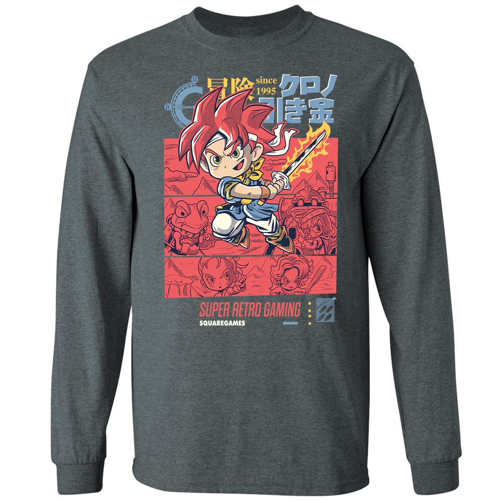 Long Sleeve T-Shirt - 51TUE3CF - Dark Heather - 15