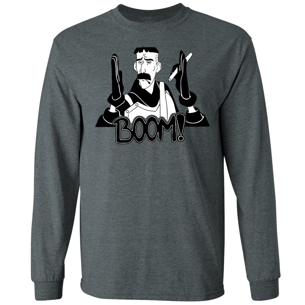 Long Sleeve T-Shirt - DM89XFUB - Dark Heather - 15
