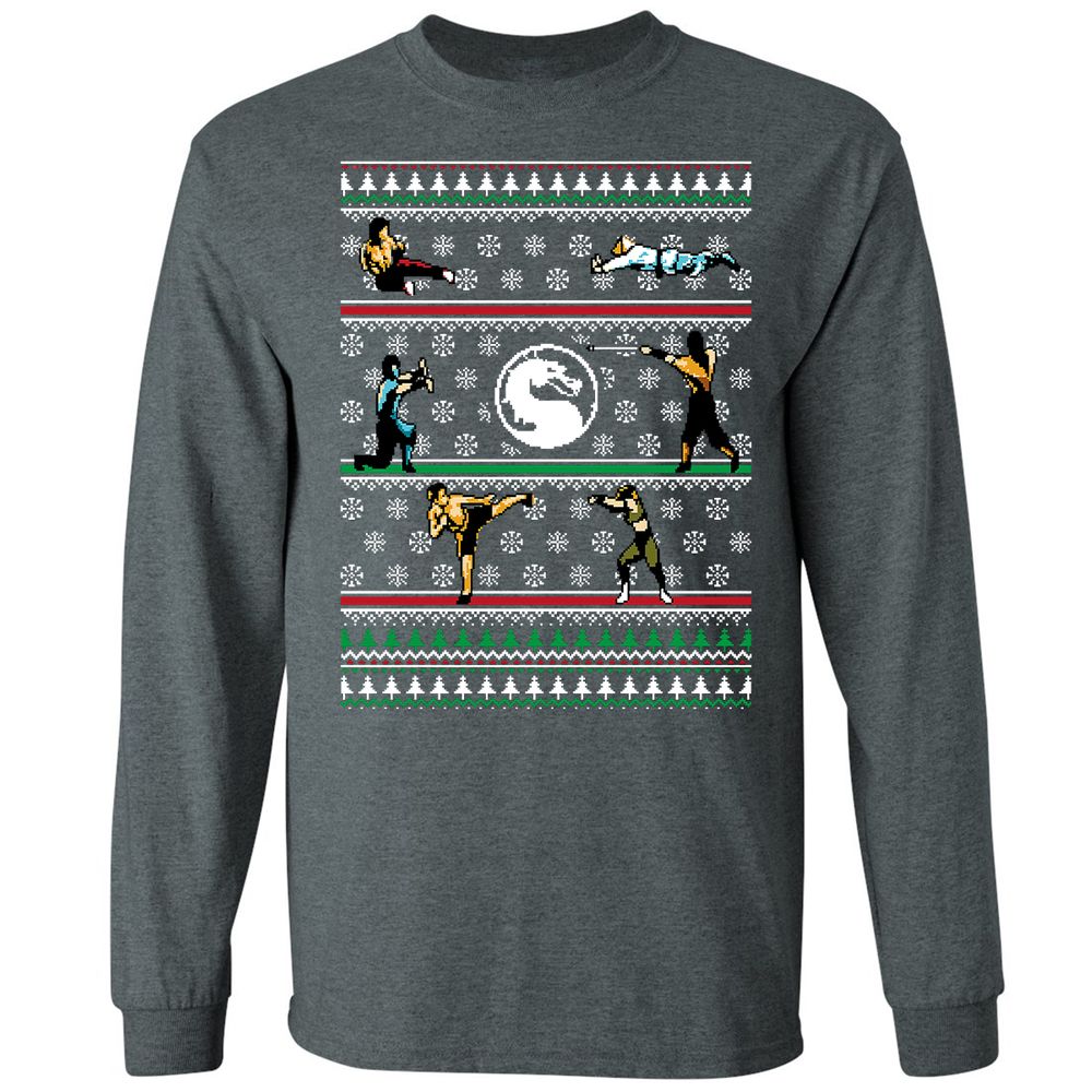 Long Sleeve T-Shirt - 8Y3LLHXJ - Dark Heather - 15