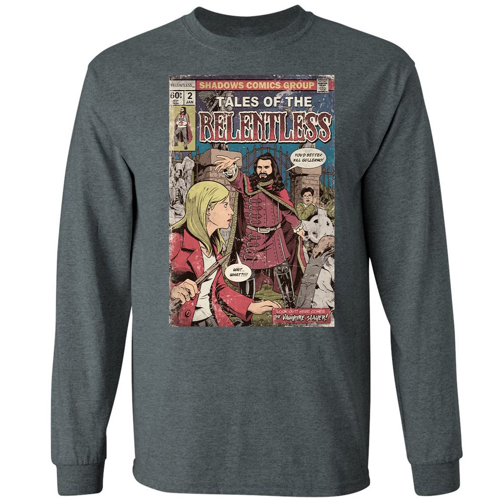 Long Sleeve T-Shirt - ALLQZLDL - Dark Heather - 15