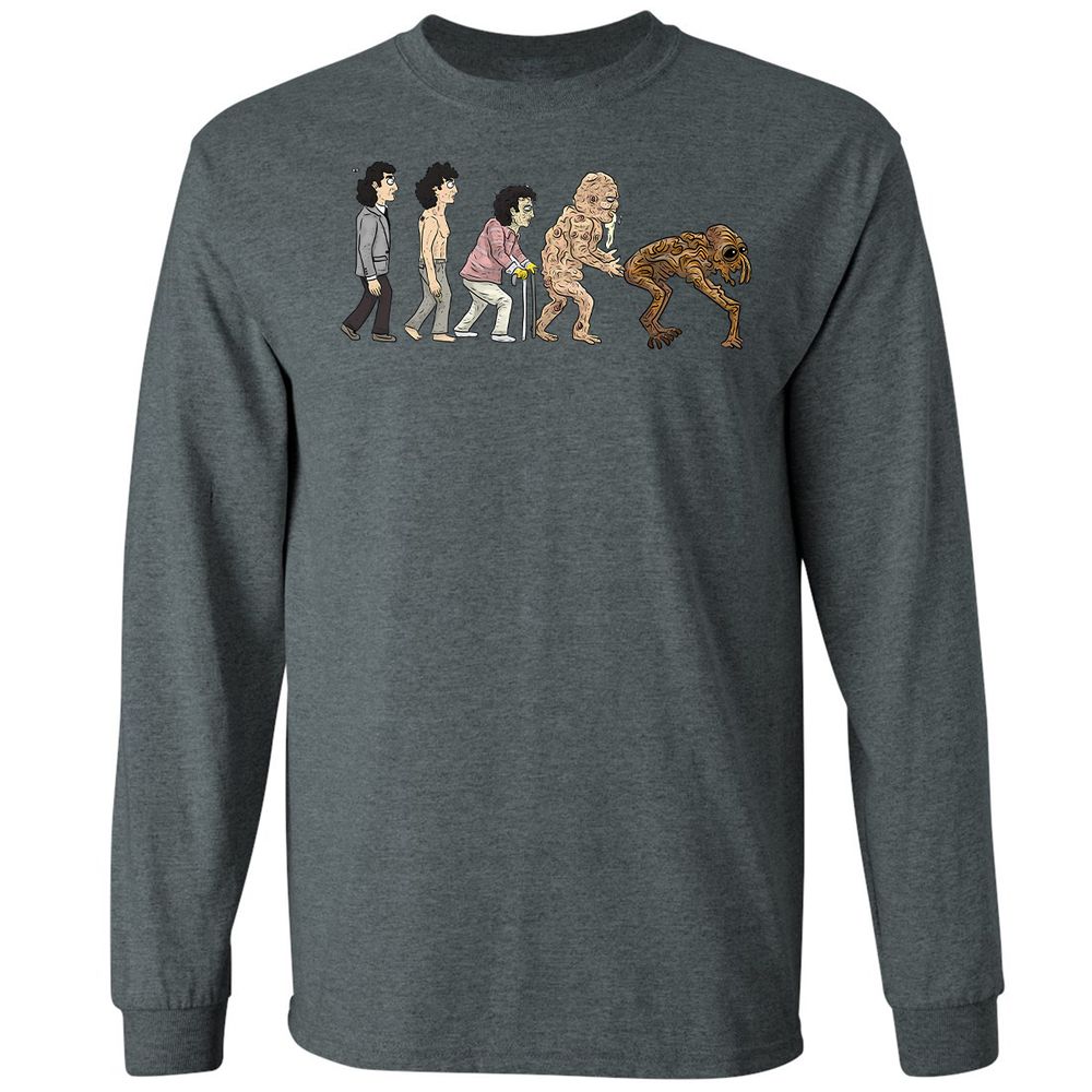 Long Sleeve T-Shirt - F49DMPZ5 - Dark Heather - 15