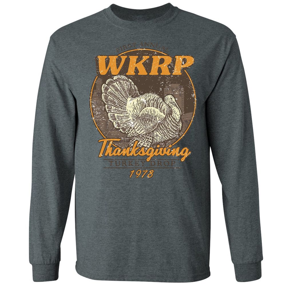 WKRP Turkey Drop - Dark Heather - 15