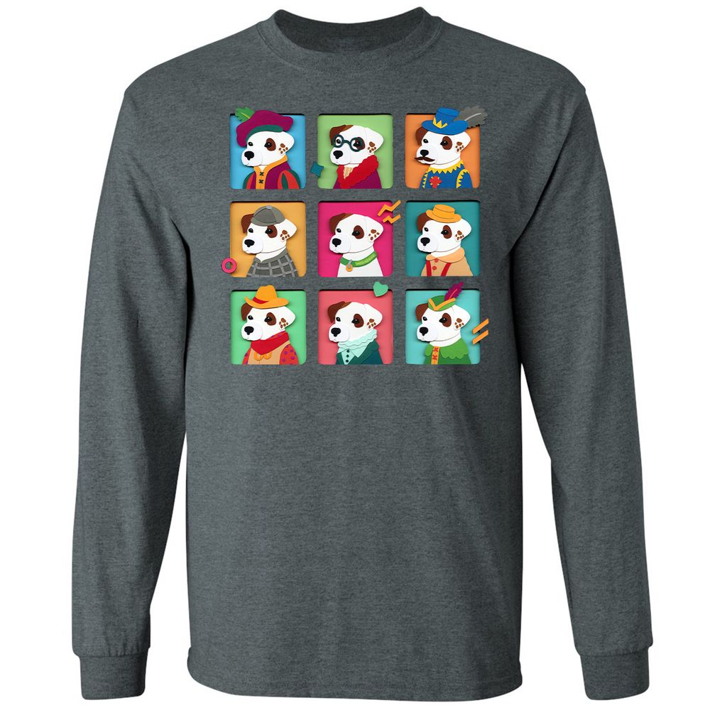 Long Sleeve T-Shirt - AFG8L641 - Dark Heather - 15