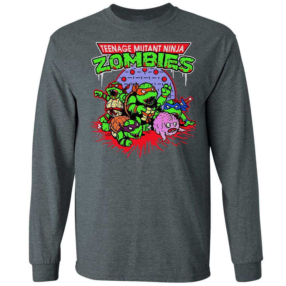 Long Sleeve T-Shirt - SKN41A3J - Dark Heather - 15