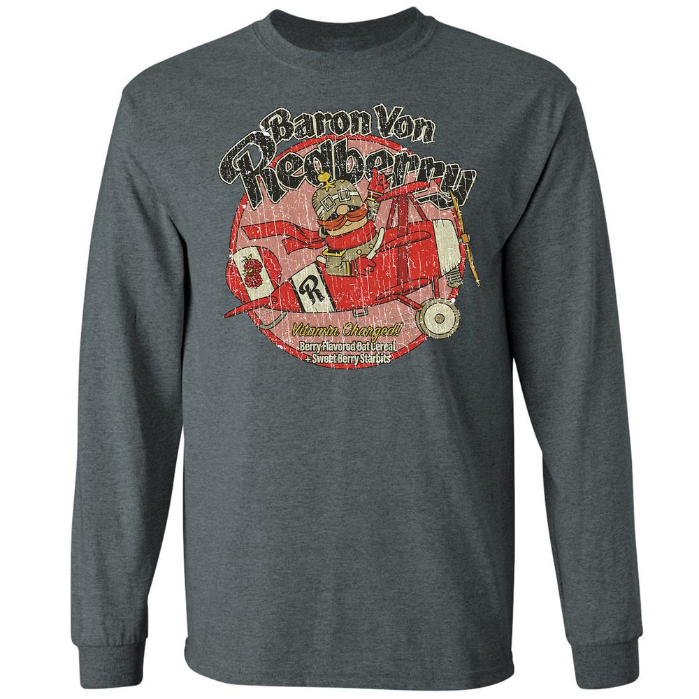 Long Sleeve T-Shirt - CTSHKN96 - Dark Heather - 15