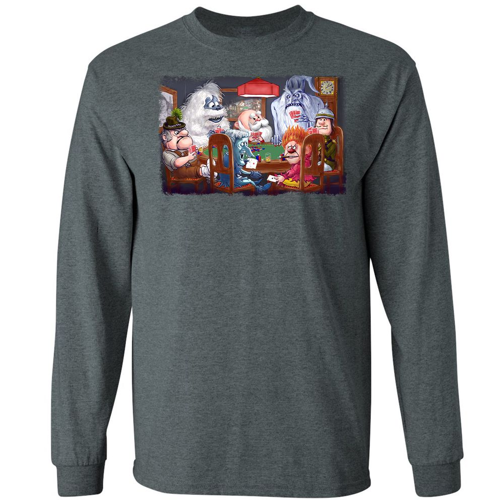 Long Sleeve T-Shirt - M5FVMF97 - Dark Heather - 15