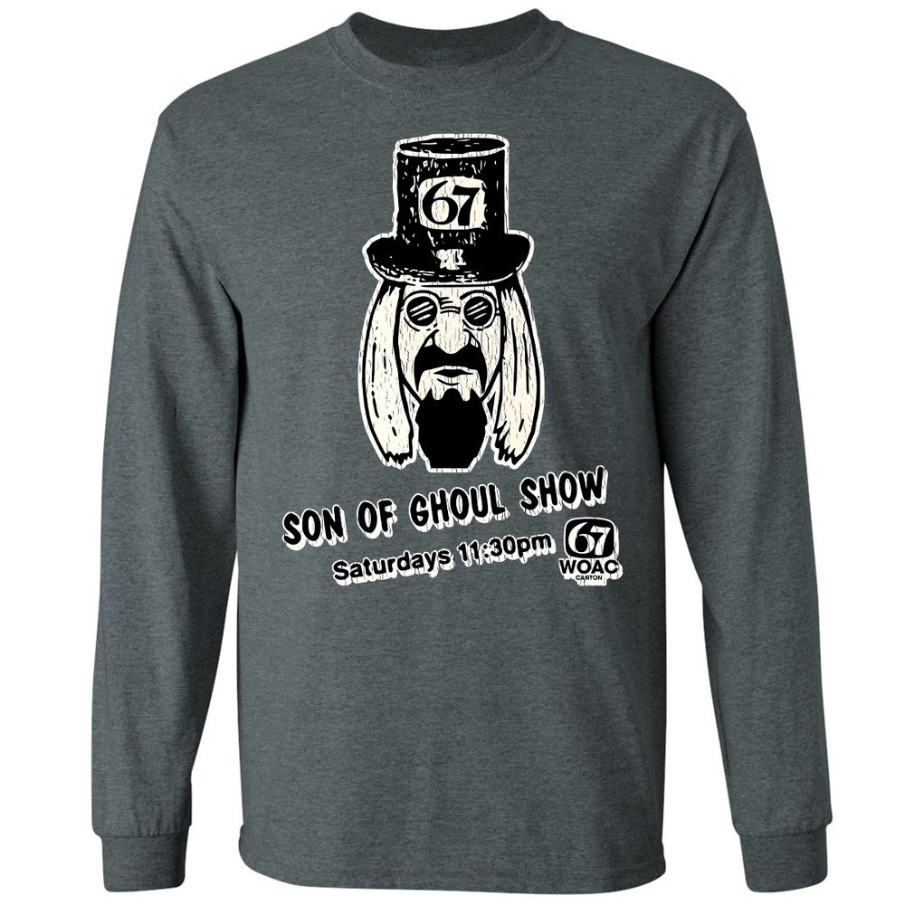 Long Sleeve T-Shirt - WUZLFRUF - Dark Heather - 15