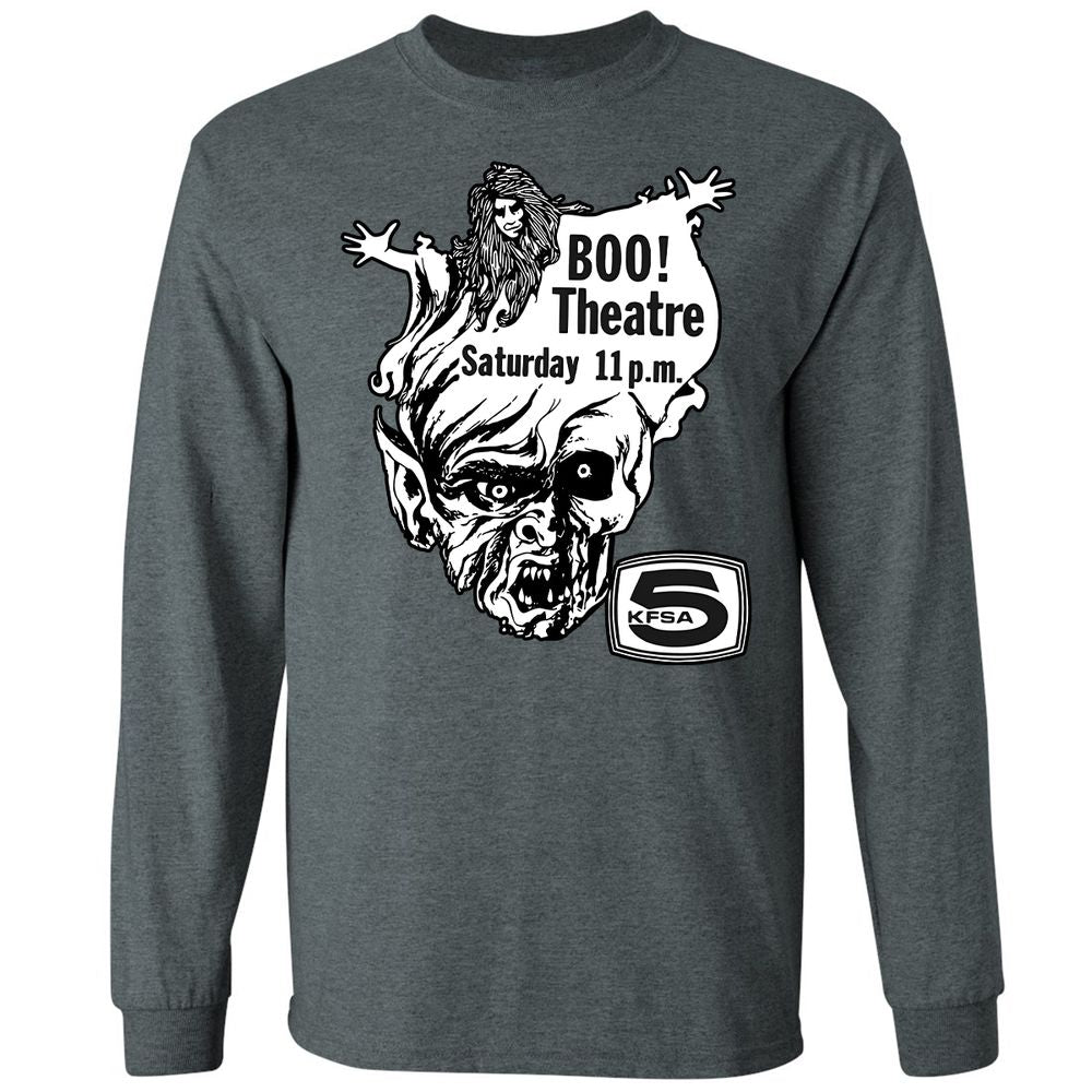 Long Sleeve T-Shirt - 7D4MJQ43 - Dark Heather - 15