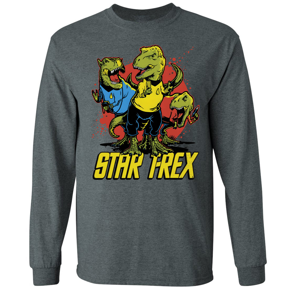 Long Sleeve T-Shirt - M5W7BJFZ - Dark Heather - 15