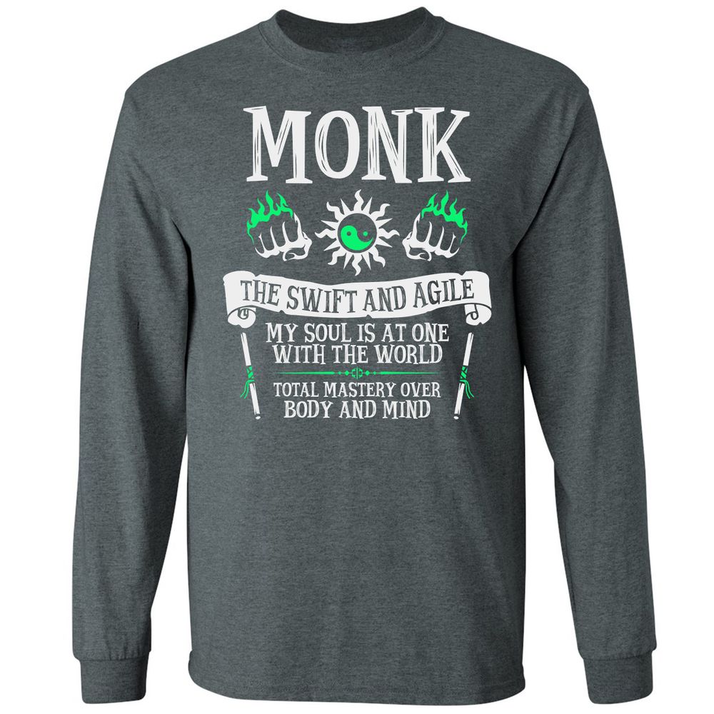 Long Sleeve T-Shirt - 1Y61H9TK - Dark Heather - 15